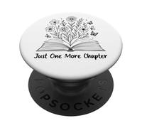 Solo un altro capitolo Floral Book Lover Botanical PopSockets PopGrip Adesivo