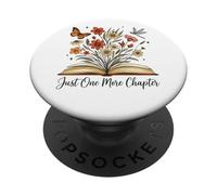 Solo un altro capitolo Open Book Flowers PopSockets PopGrip Adesivo
