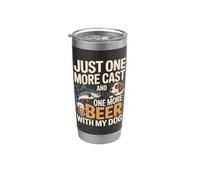 Solo un altro cast e un'altra birra con il mio cane Bicchiere termico in acciaio inox doppia parete