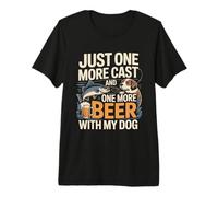 Solo Un Altro Cast e Un'Altra Birra con Il Mio Cane Maglietta Premium