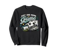 Solo Un Altro Gioco Giocatore di Calcio retrò Vintage Felpa