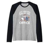 Solo Un Altro Giorno in Ufficio lontra Maglia con Maniche Raglan