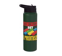 Solo un altro set Lo prometto Building Block Master Builder Stainless Steel Insulated Water Bottle