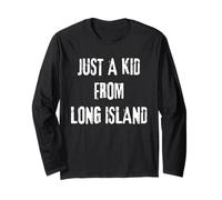 Solo Un Bambino da Long Island - Long Islander New York NYC Maglia a Manica
