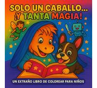 Solo Un Caballo... ¡Y Tanta Magia!: Un Extraño Libro de Colorear para Niños