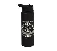 Solo un capitano del pontone | Pontone nautico Stainless Steel Insulated Water Bottle