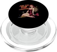 Solo un consiglio che prometto al giocatore di freccette Sexy Pinup Girl Adulta PopSockets PopGrip per MagSafe