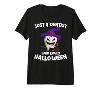 Solo Un Dentista Che AMA Halloween Maglietta Premium