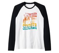 Solo Un Figlio dai Capelli Lunghi di Abbigliamento peccatore Maglia con Maniche Raglan
