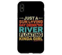 Solo un giorno amante del sole bere ragazza di fiume Custodia per iPhone XS Max