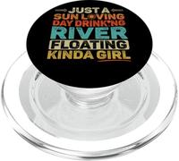 Solo un giorno amante del sole bere ragazza di fiume PopSockets PopGrip per MagSafe