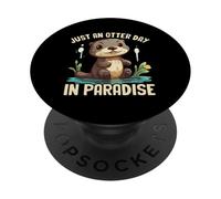 Solo un giorno di lontra in paradiso PopSockets PopGrip Adesivo