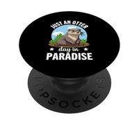 Solo un giorno di lontra in paradiso PopSockets PopGrip Adesivo