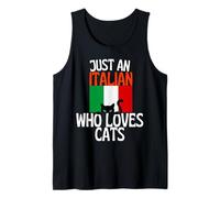 Solo Un Italiano Che AMA i Gatti per Tutta Italia Canotta