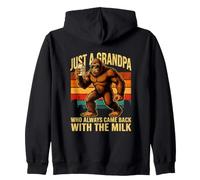 Solo Un Nonno Che è Sempre tornato con Il Latte Sasquatch Felpa con Cappuccio