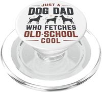 Solo un papà cane che va a prendere un vecchio amante retrò anni '80 PopSockets PopGrip per MagSafe