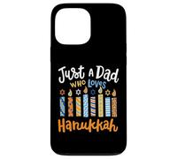 Solo un papà che ama il festival ebraico di Chanukah di Hanukkah Custodia per iPhone 13 Pro Max
