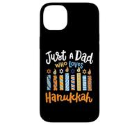 Solo un papà che ama il festival ebraico di Chanukah di Hanukkah Custodia per iPhone 14 Plus