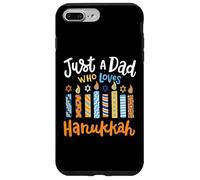 Solo un papà che ama il festival ebraico di Chanukah di Hanukkah Custodia per iPhone 7 Plus/8 Plus