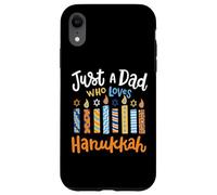 Solo un papà che ama il festival ebraico di Chanukah di Hanukkah Custodia per iPhone XR