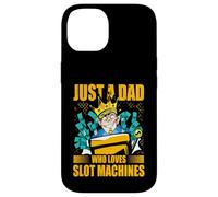 Solo un papà che ama le slot machine Uomini Custodia per iPhone 14