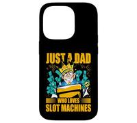 Solo un papà che ama le slot machine Uomini Custodia per iPhone 14 Pro