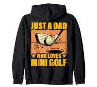 Solo Un papà Che AMA Mini Golf Champion Humor Men Felpa con Cappuccio