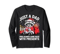 Solo un papà che è sempre tornato con i regali di Natale Maglia a Manica