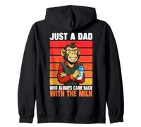 Solo un papà che è sempre tornato con il giorno del papà del latte Felpa con Cappuccio