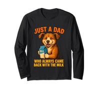 Solo un papà che è sempre tornato con il latte amante Maglia a Manica
