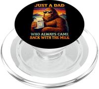 Solo un papà che è sempre tornato con il latte divertente detto PopSockets PopGrip per MagSafe