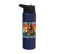 Solo un papà che è sempre tornato con il latte - Sasquatch Stainless Steel Insulated Water Bottle