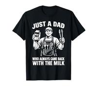 Solo Un papà Che è Sempre tornato con Il Milk Grill Dad BBQ Maglietta
