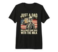 Solo Un papà Che è Sempre tornato con Il Nuovo Padre del Latte Maglietta Premium