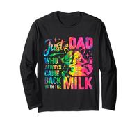 Solo un papà che è sempre tornato con il padre divertente del latte Maglia a Manica