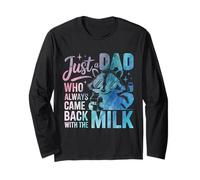 Solo un papà che è sempre tornato con il padre divertente del latte Maglia a Manica