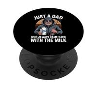 Solo un papà che è sempre tornato con il papà del pescatore di latte PopSockets PopGrip Adesivo
