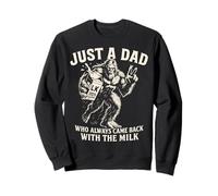 Solo Un papà Che è Sempre tornato con la Camicia da Latte Bigfoot Felpa