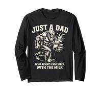Solo Un papà Che è Sempre tornato con la Camicia da Latte Bigfoot Maglia a Manica