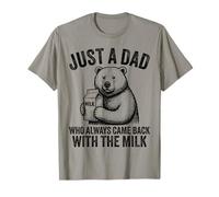 Solo un papà che è sempre tornato con la festa del papà del latte Maglietta