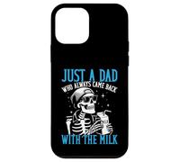 Solo un papà che è sempre tornato con lo scheletro divertente del latte Custodia per iPhone 12 mini