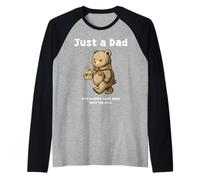 Solo Un papà Che è Sempre tornato con l'orso Vintage del Latte Maglia con Maniche Raglan