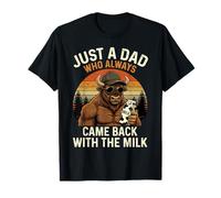 Solo Un papà Che è Sempre tornato con The Milk Bison Papa Maglietta