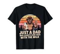 Solo Un papà Che è Sempre tornato con The Milk Bison Papa Maglietta