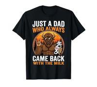Solo Un papà Che è Sempre tornato con The Milk Bison Papa Maglietta