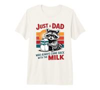 Solo Un papà Che Torna Sempre con Il Latte Maglietta Premium