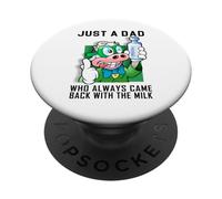 Solo un papà che tornava sempre con il latte PopSockets PopGrip Adesivo