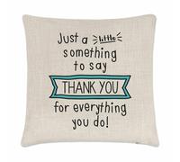 Solo Un Piccolo Qualcosa Per Say Thank You Tutto You Fare Copricuscino Cuscino