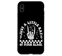 Solo un piccolo raggio di pece Black Goth Halloween Gothic Witch Custodia per iPhone XS Max