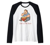 Solo Un Piccolo spuntino di Patatine Fritte Maglia con Maniche Raglan